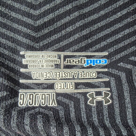 Under Armour Coldgear Long Sleeve Mock Neck Fitted Shirt - YLG/JG/G - Picture 7 of 11